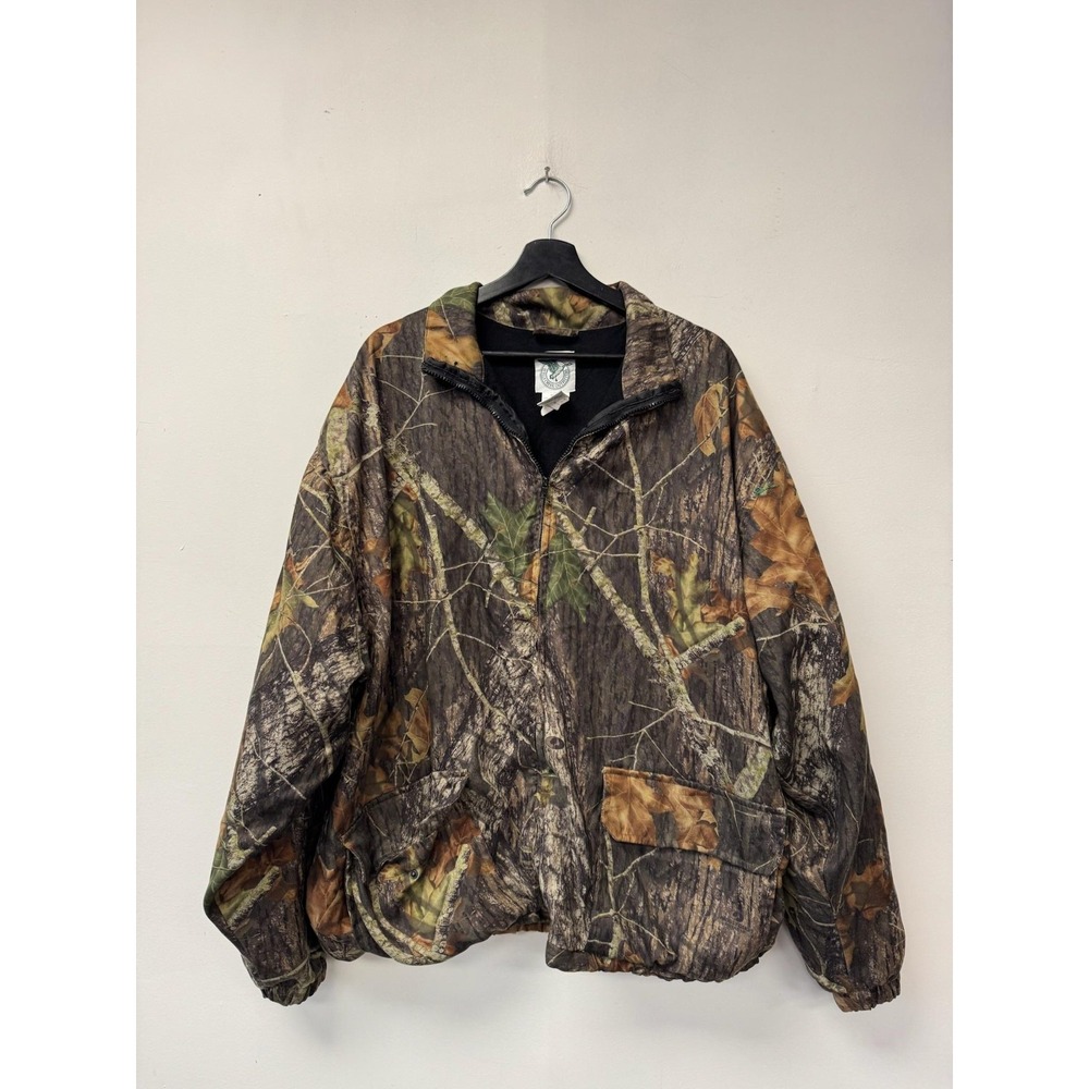 Wells Creek‎ Outfitters Jacket Mens 2XL Brown Camo Full Zip Hunting Outdoor